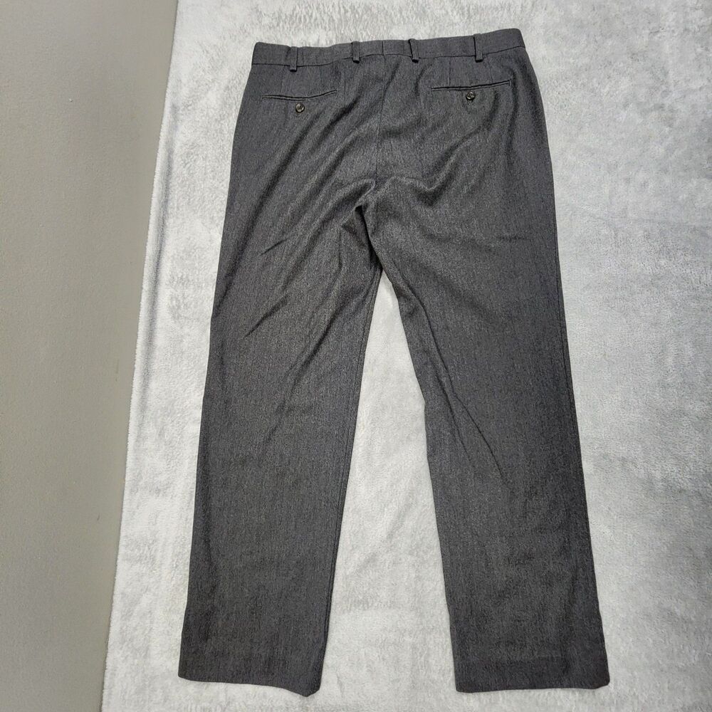 Lauren Ralph Lauren Men's Dress Slacks 36x30 Charcoal Gray Flat Front Classic - Picture 3 of 13